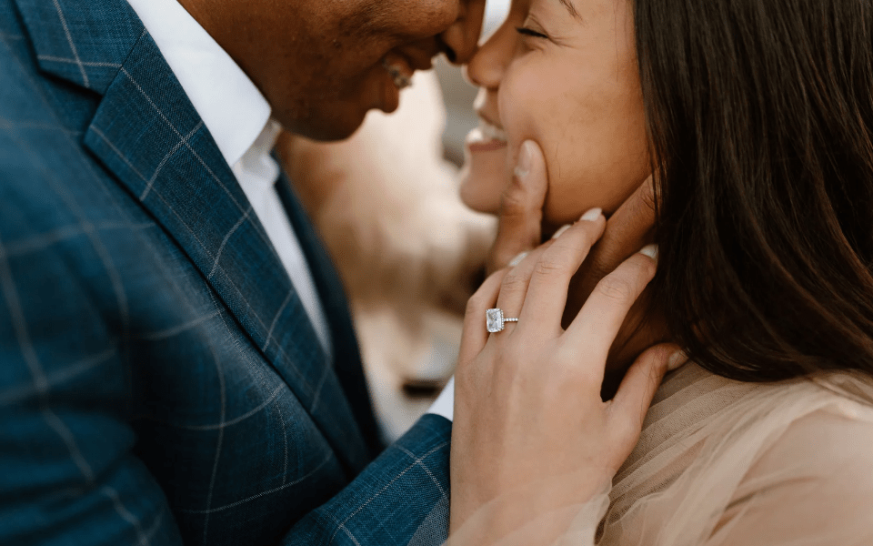 A Happily Engaged Couple - How Long Can I Stay in the Philippines if I Am Married to a Filipina - Blossoms Dating Blog