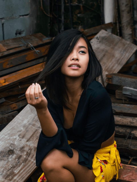 Why You Should Date A Filipina Blossoms Dating Blog   Filipina Sitting On Wood Planks Photo By Osmar Vasques On Pexels Why You Should Date A Filipina Blossoms Dating Blog 