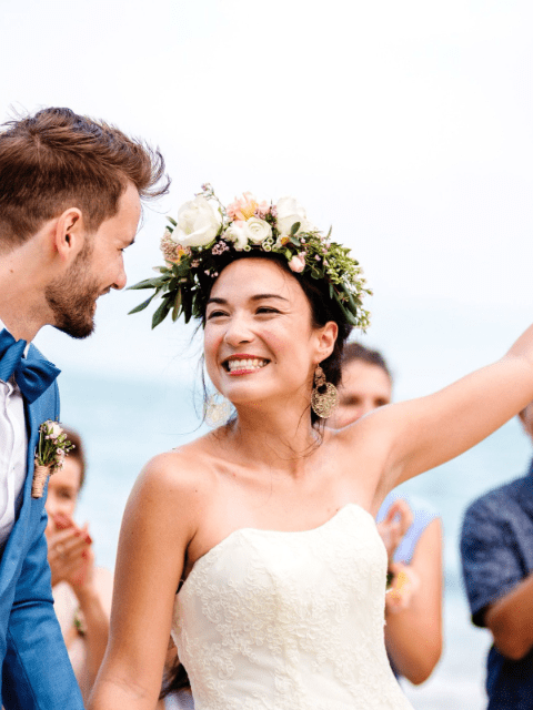 Romantic Beach Destination Wedding Between a Filipina and A Foreigner