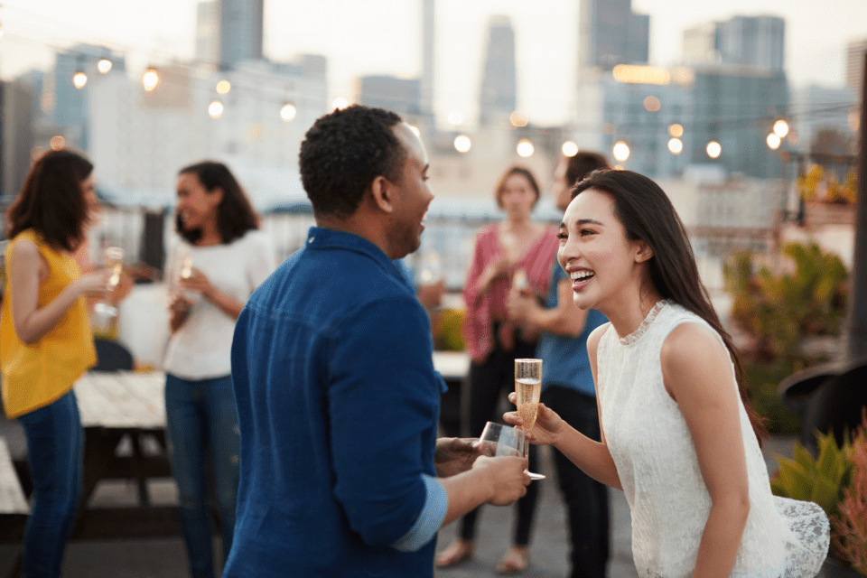 Group of Friends Gathered on a Rooftop - Filipino Dating Culture - Insights into Dating Practices in the Philippines