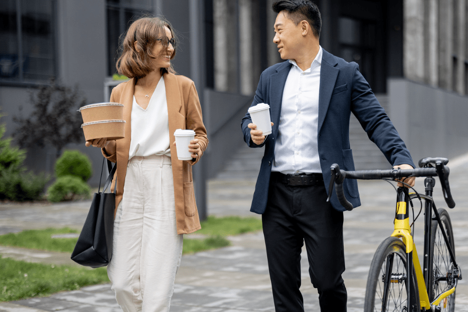 Interracial Couple Walking Home From Work - Navigating the Challenges of Filipino - Foreigner Relationships - Blossoms Dating Blog