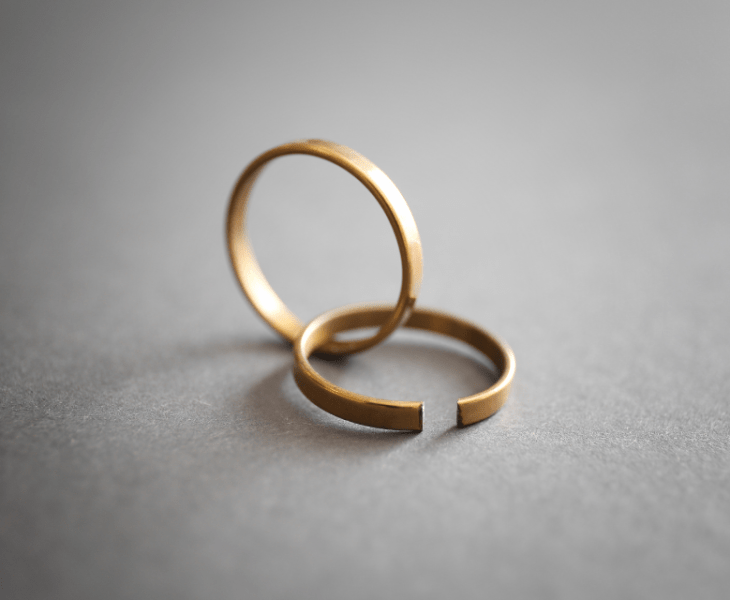 Broken rings from an annulment
